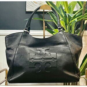 Tory Burch Black BOMBE Satchel/Shoulder Bag Handbag
